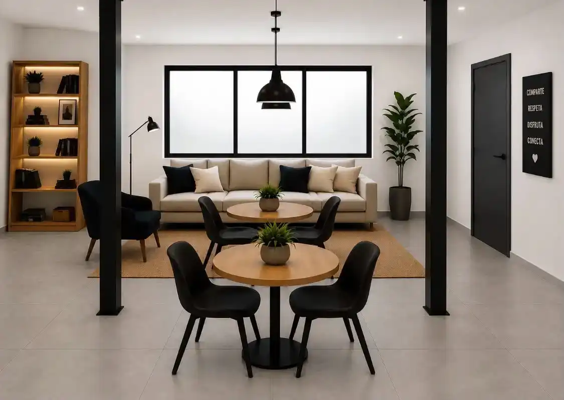Dining room of Study for rent in Burjassot  with Air Conditioner and Furnished