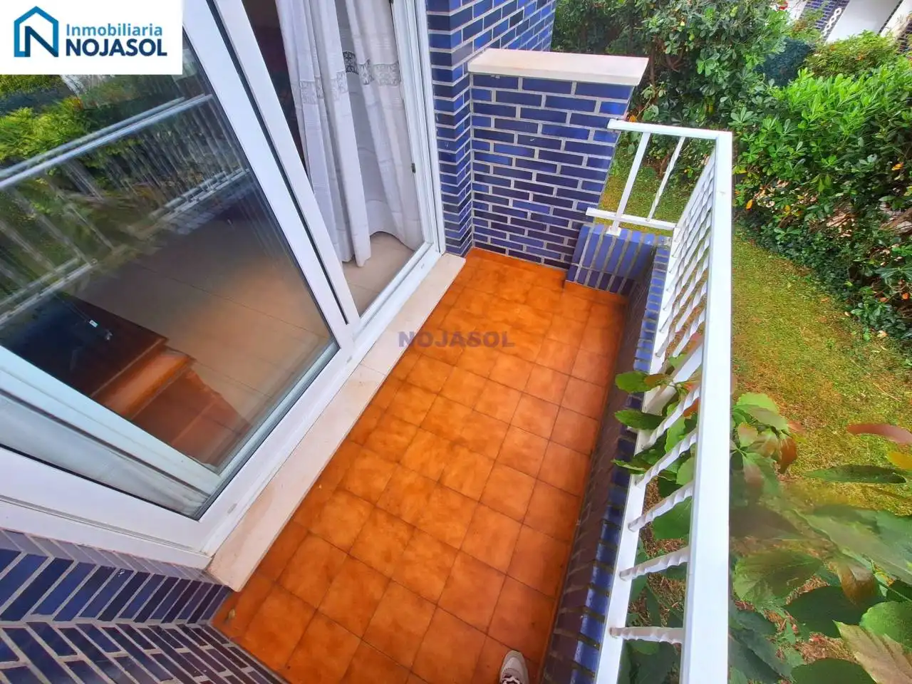 Terraza de Apartamento de alquiler en Noja con Calefacción, Jardín privado y Terraza