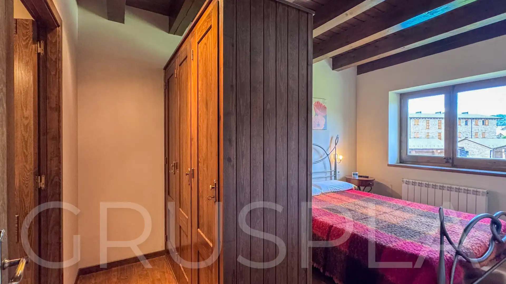 Schlafzimmer von Einfamilien-Reihenhaus zum Verkauf in Bellver de Cerdanya mit Heizung, Parkett und Gemeinschaftspool