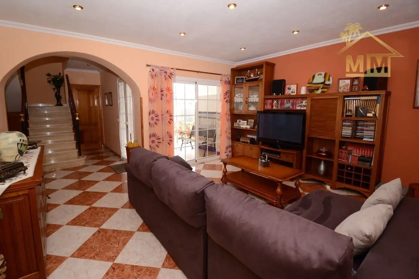 Sala d'estar de Casa o xalet en venda en Es Castell amb Aire condicionat, Calefacció i Terrassa
