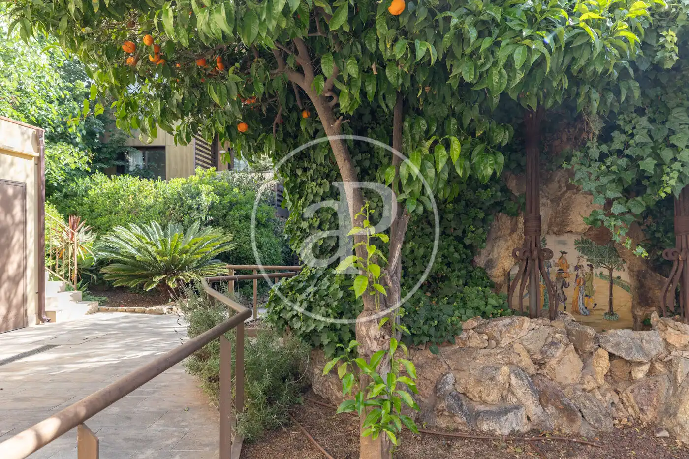 Garden of Flat for sale in Barcelona  with Air Conditioner, Heating and Private garden