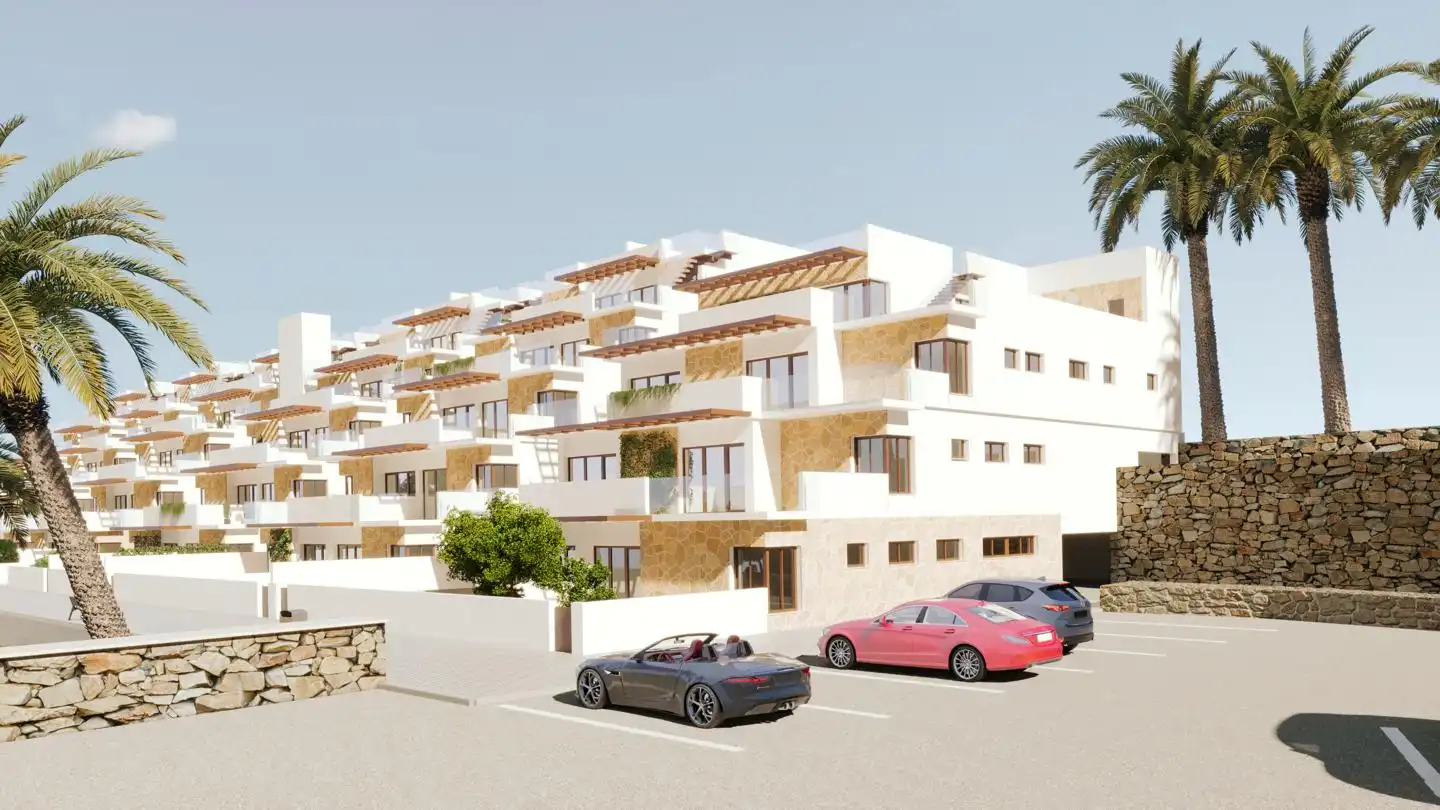 Exterior view of Ground floor for sale in Vera  with Air Conditioner, Terrace and Furnished