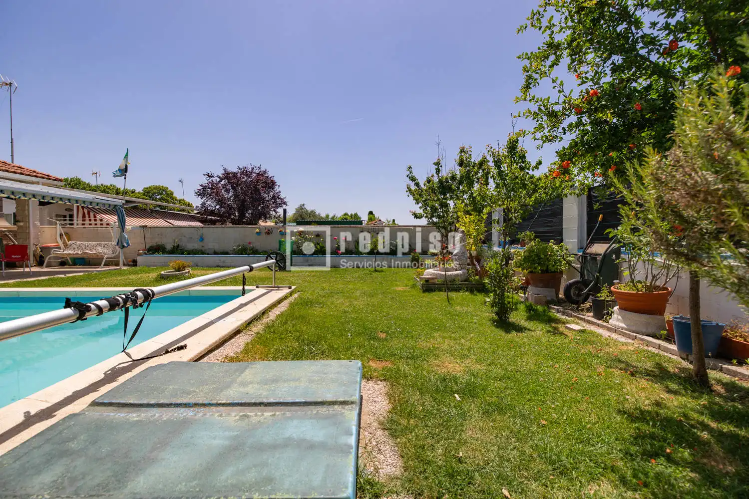 Piscina de Casa o xalet en venda en Aldea del Fresno amb Aire condicionat, Calefacció i Terrassa