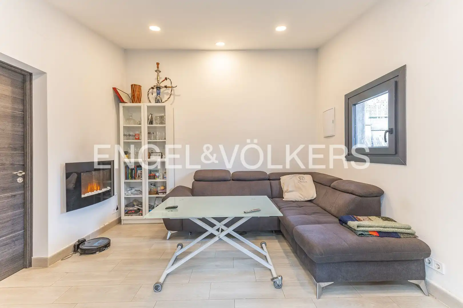 Sala de estar de Casa o chalet en venta en Palau-solità i Plegamans con Aire acondicionado, Calefacción y Jardín privado