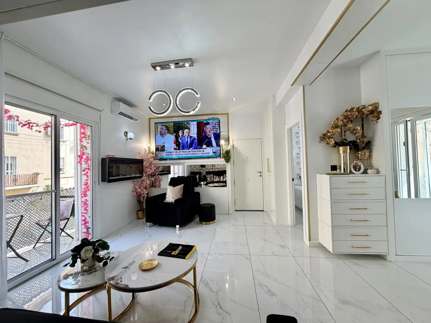 Sala d'estar de Pis en venda en Málaga amb Aire condicionat, Calefacció i Terrassa