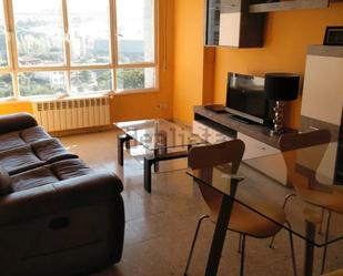 Living room of Flat to rent in Santiago de Compostela   with Heating, Terrace and Furnished