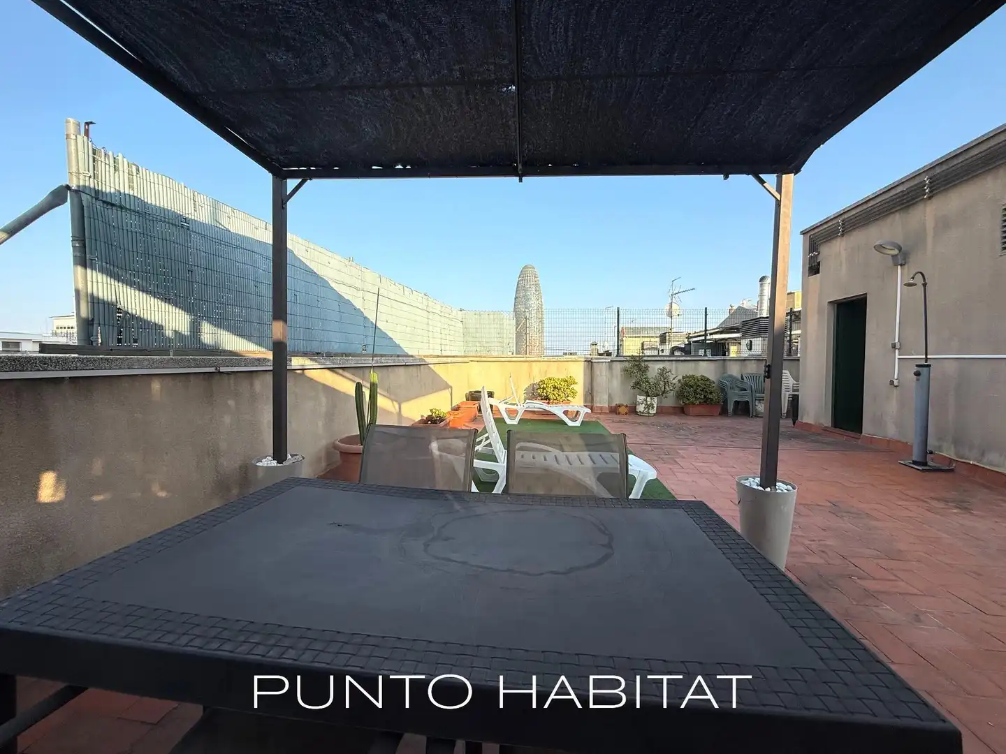 Terrace of Flat for rent in Barcelona  with Air Conditioner, Heating and Parquet flooring