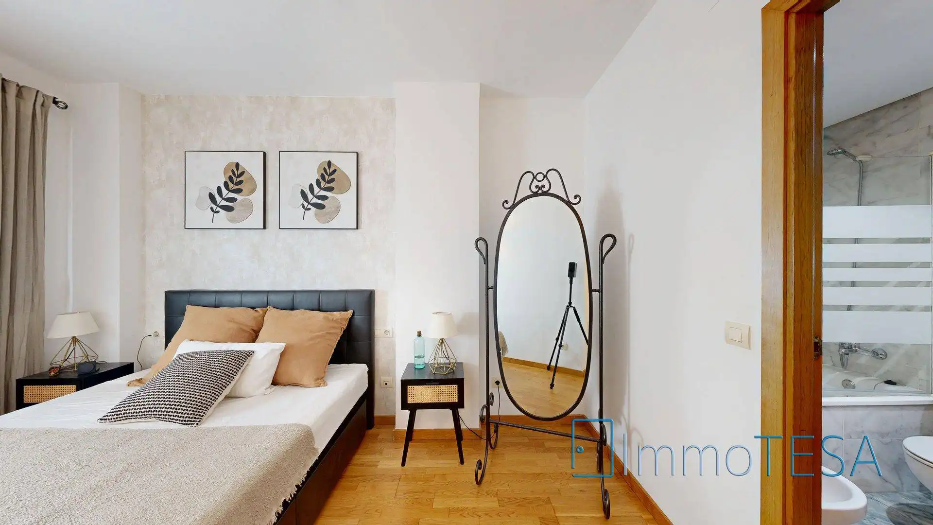 Schlafzimmer von Wohnung zum Verkauf in Barberà del Vallès mit Klimaanlage, Heizung und Parkett