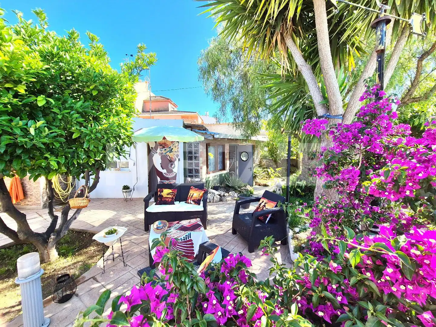 Garden of Houses for sale in Alborache  with Terrace, Storage room and Swimming Pool