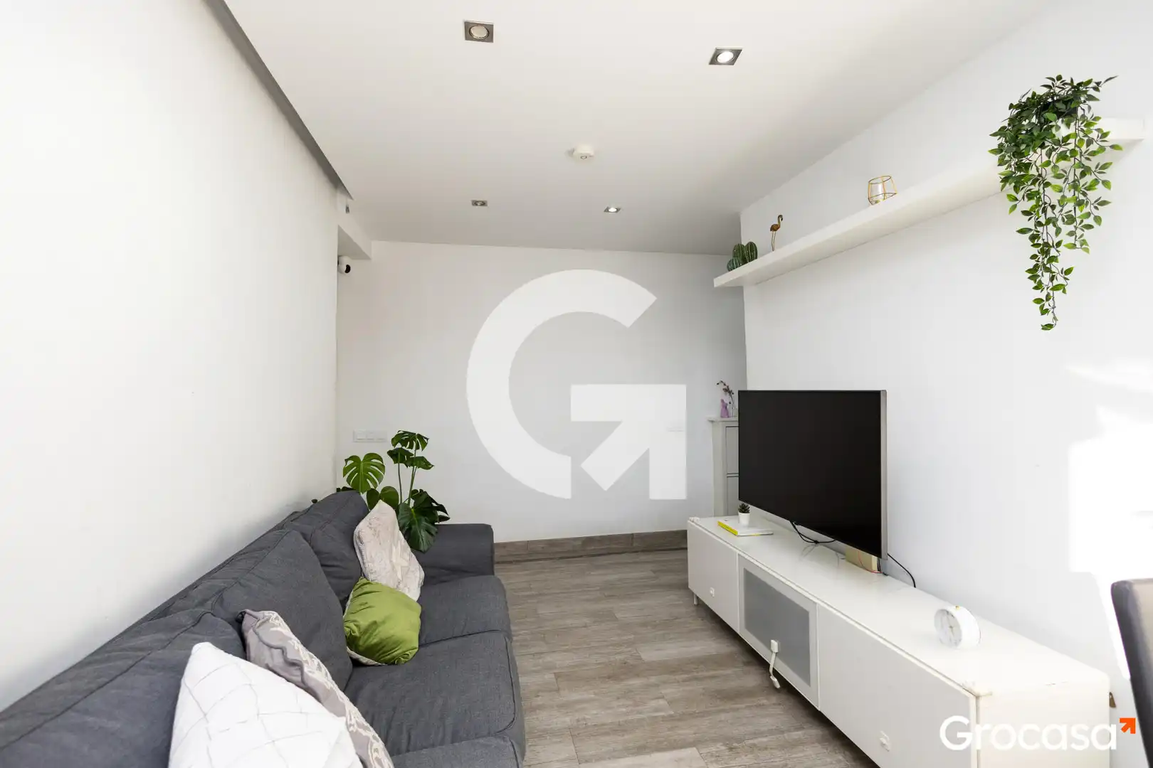Sala de estar de Apartamento en venta en Cornellà de Llobregat con Aire acondicionado y Horno