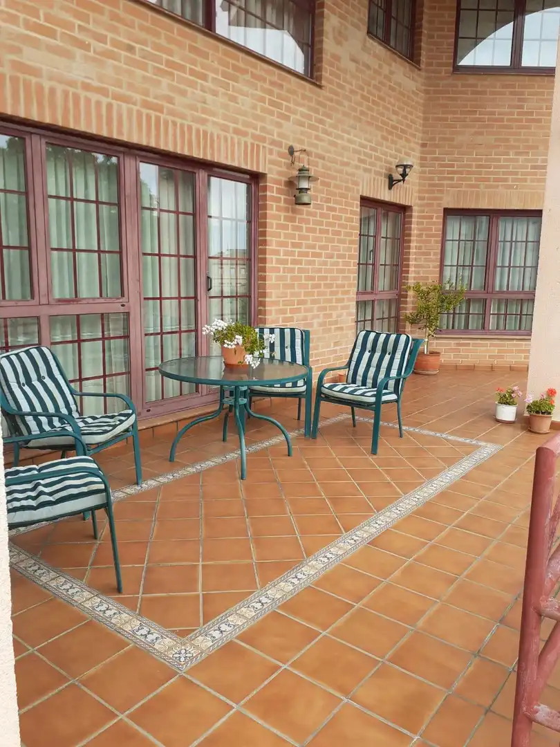 Terrassa de Casa o xalet en venda en Villarejo de Órbigo amb Jardí privat, Terrassa i Traster