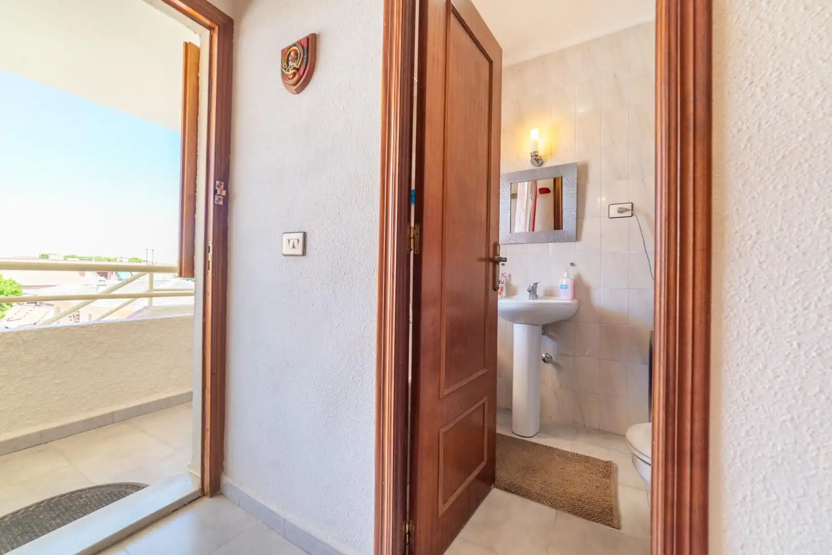 Bany de Apartament en venda en San Javier amb Terrassa, Traster i Moblat