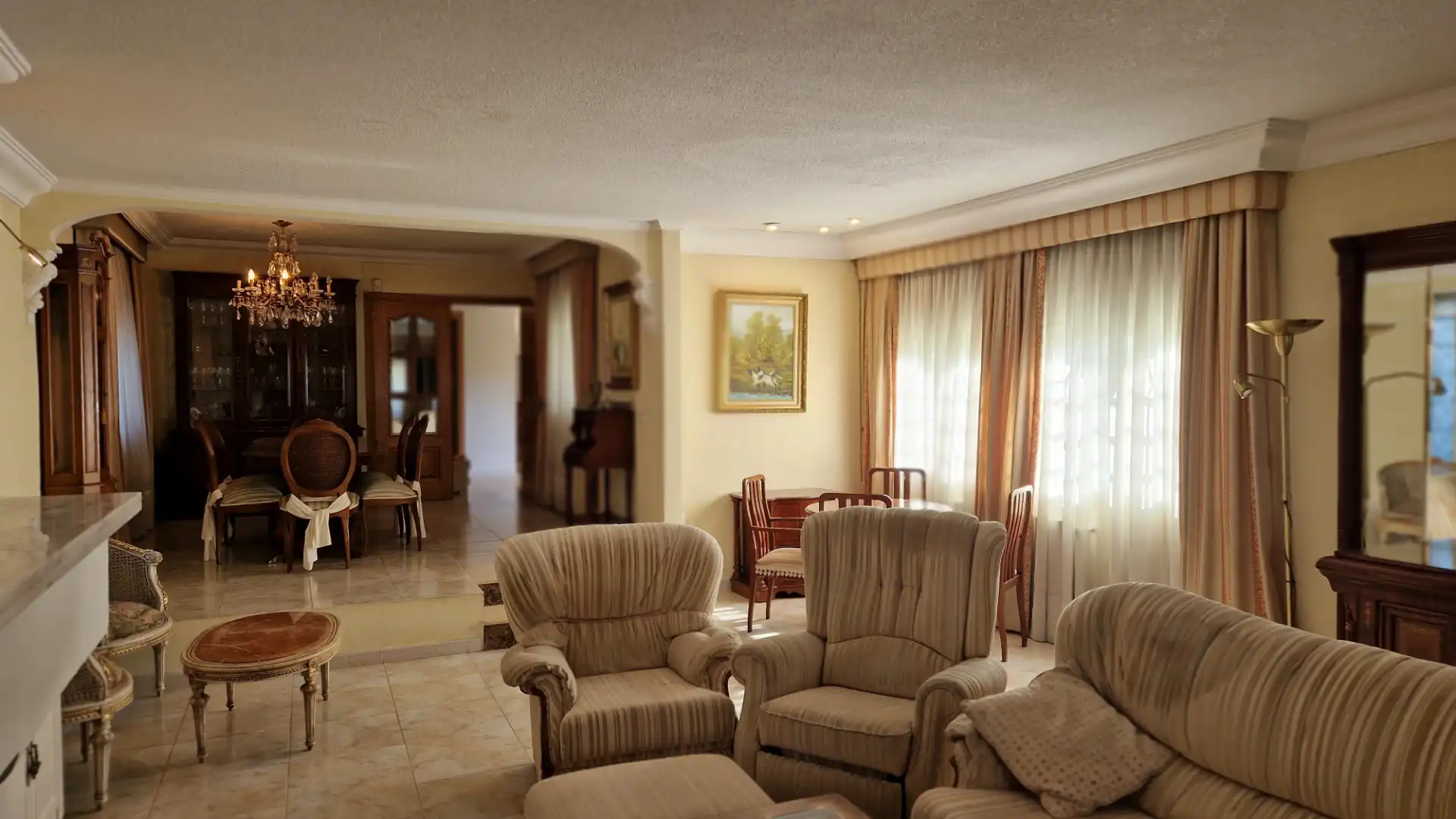 Sala de estar de Casa o chalet en venta en Villalbilla con Aire acondicionado, Calefacción y Jardín privado