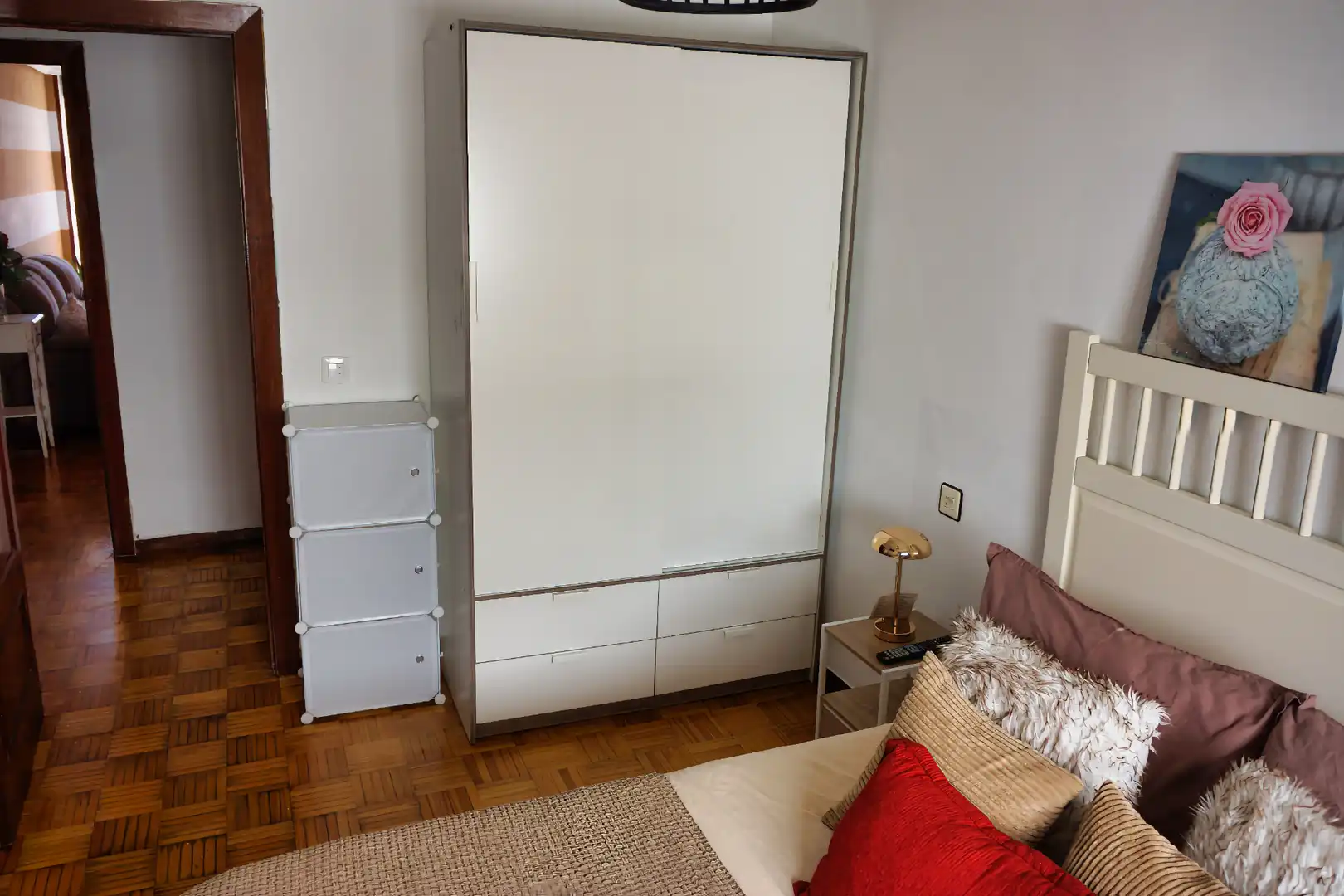 Bedroom of Flat for sale in Corvera de Asturias  with Parquet flooring, Storage room and Furnished