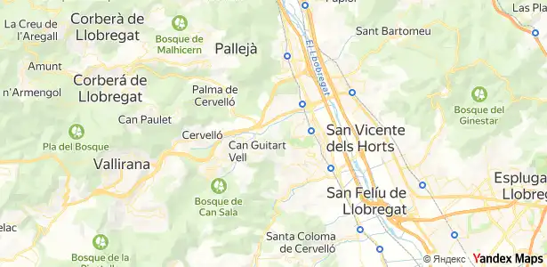 Vista exterior de Pis en venda en Cervelló