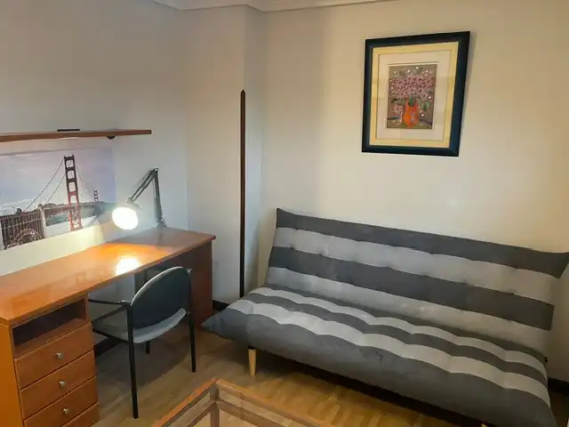 Wohnzimmer von Wohnungen zur Miete in Oviedo  mit Heizung, Parkett und Möbliert