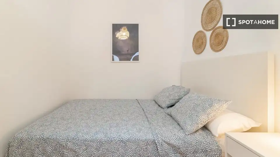 Habitación de Piso para compartir en Barcelona con Aire acondicionado, Calefacción y Amueblado