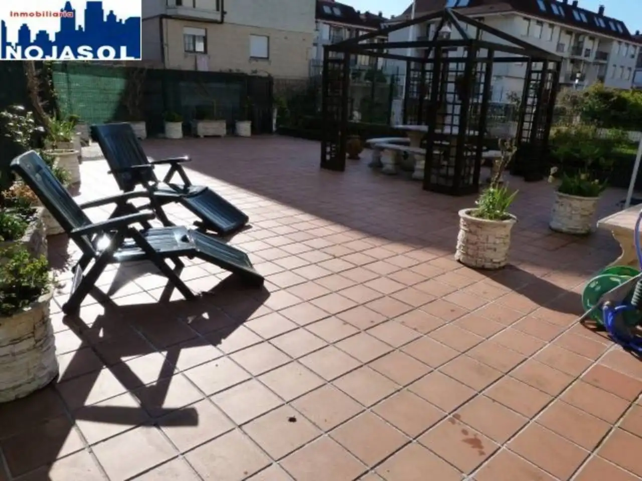 Terrassa de Apartament de lloguer en Noja amb Calefacció, Jardí privat i Terrassa