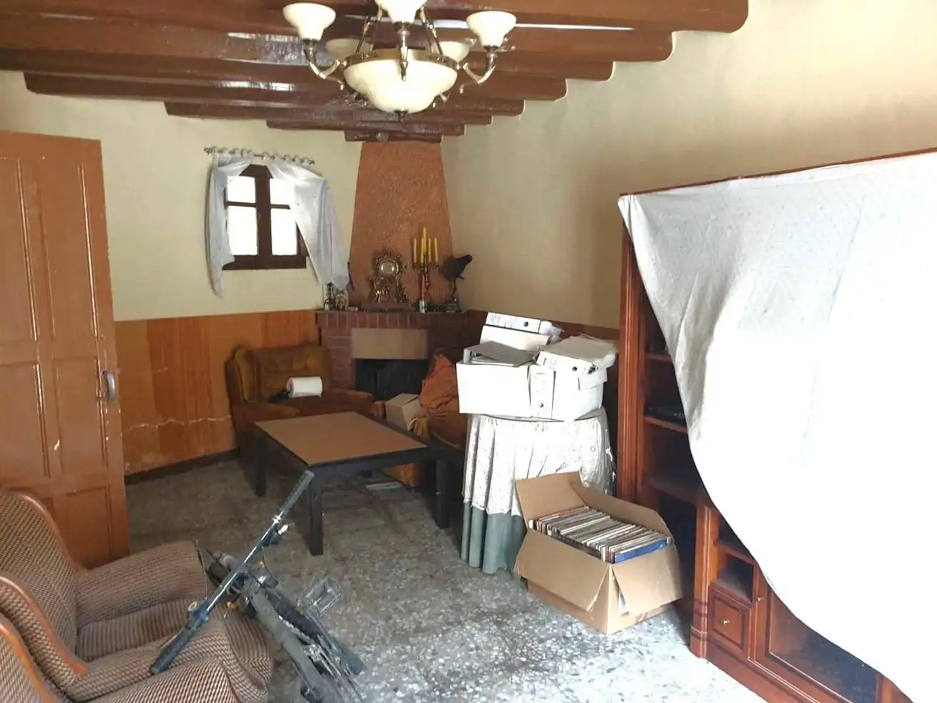 Sala de estar de Finca rústica en venta en La Vilueña con Terraza y Trastero