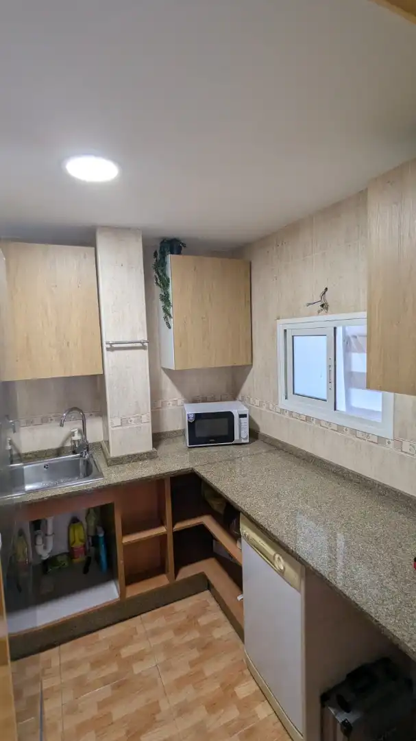 Cocina de Piso de alquiler en Sevilla con Aire acondicionado y Amueblado