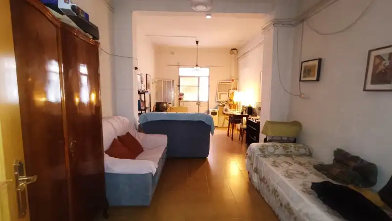 Sala d'estar de Edifici en venda en Madrid