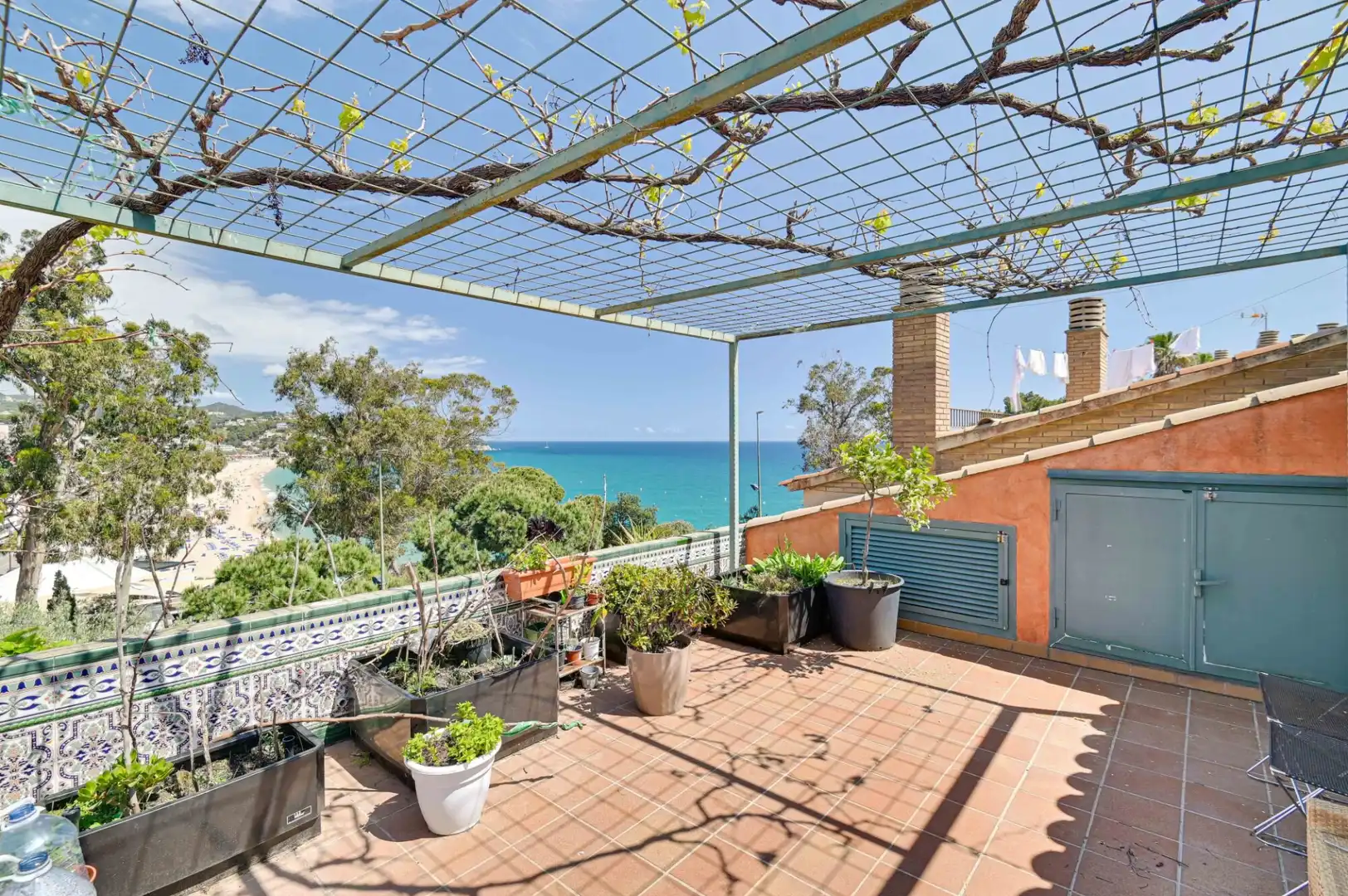 Terraza de Casa adosada en venta en Lloret de Mar con Aire acondicionado, Calefacción y Amueblado