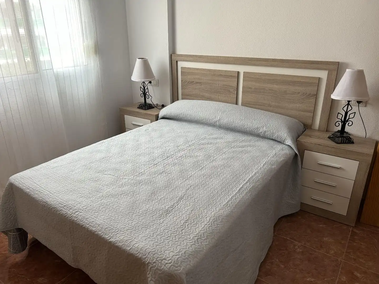 Bedroom of Flat for rent in Chilches / Xilxes  with Terrace, Storage room and Furnished