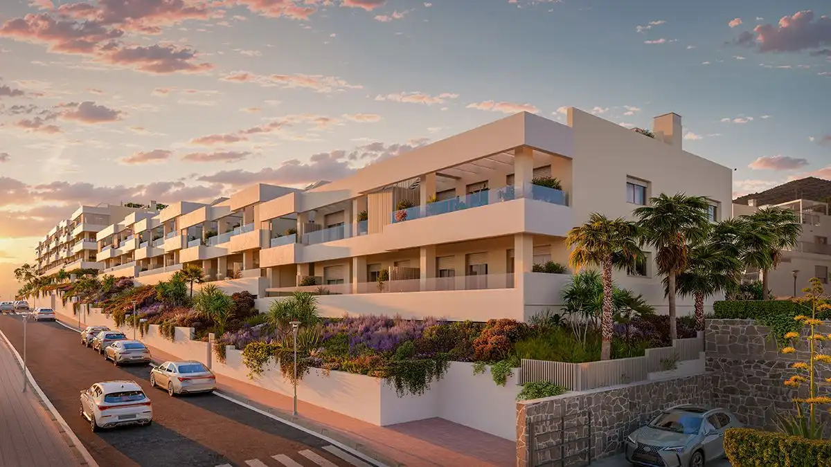 Vista exterior de Pis en venda en Benalmádena amb Aire condicionat, Calefacció i Terrassa