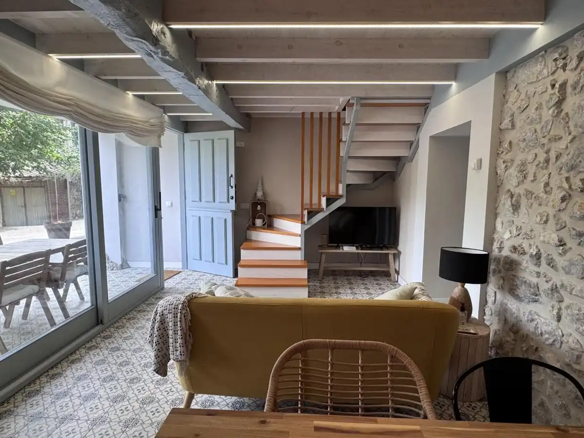 Living room of Detached homes for sale in Llanes  with Heating, Terrace and Furnished