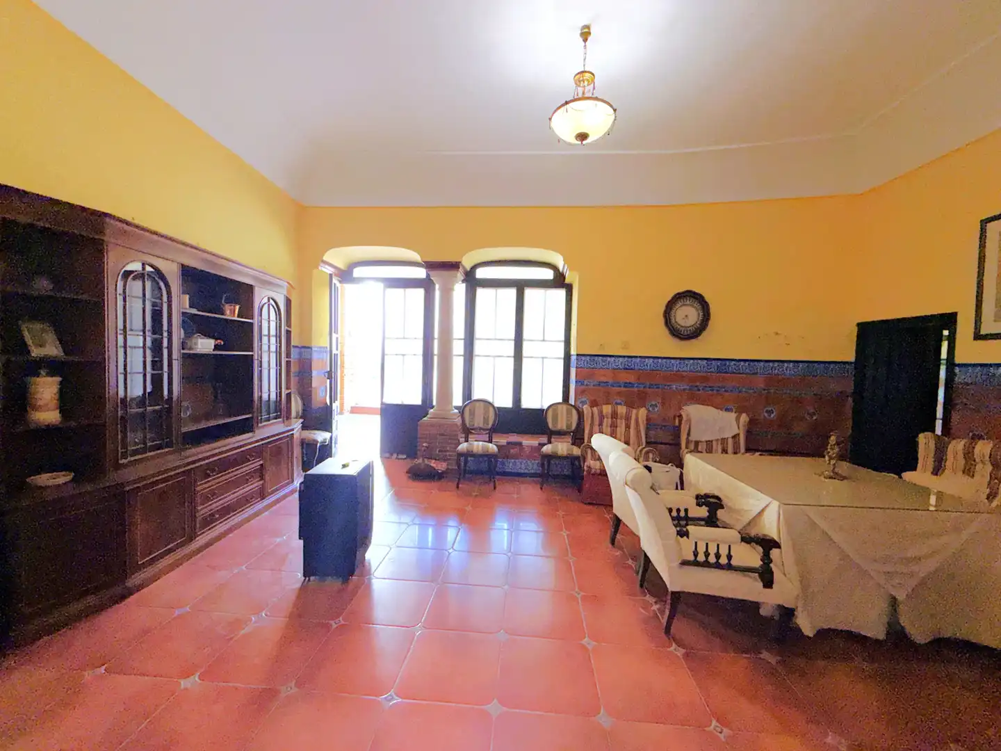 Sala d'estar de Casa adosada en venda en Zafra amb Aire condicionat i Balcó