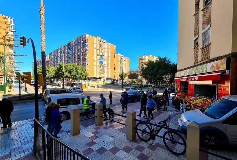 Vista exterior de Piso en venta en Málaga con Aire acondicionado, Calefacción y Horno