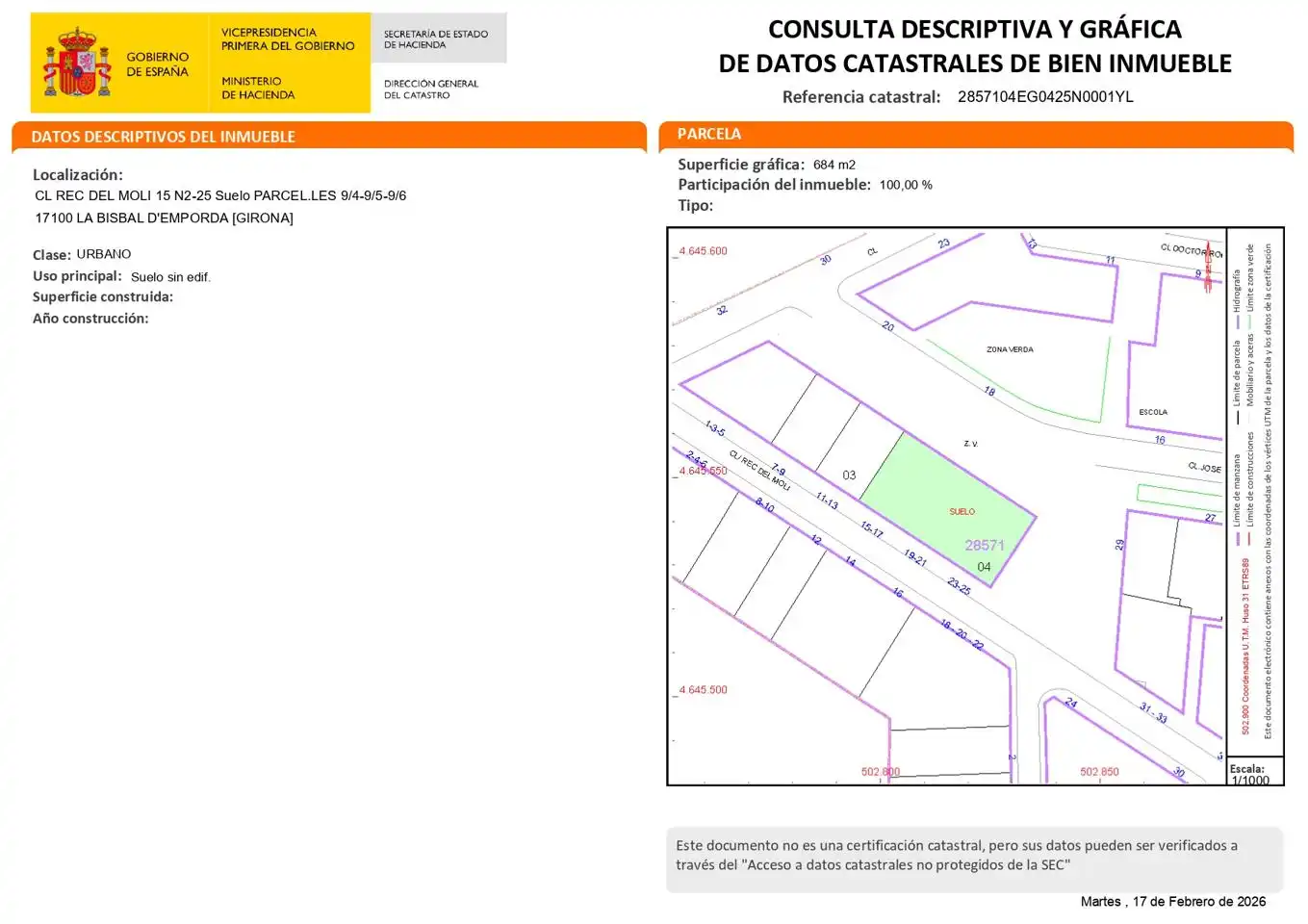 Terrenys i solars en venda a Rec Del Molí, imagen 8