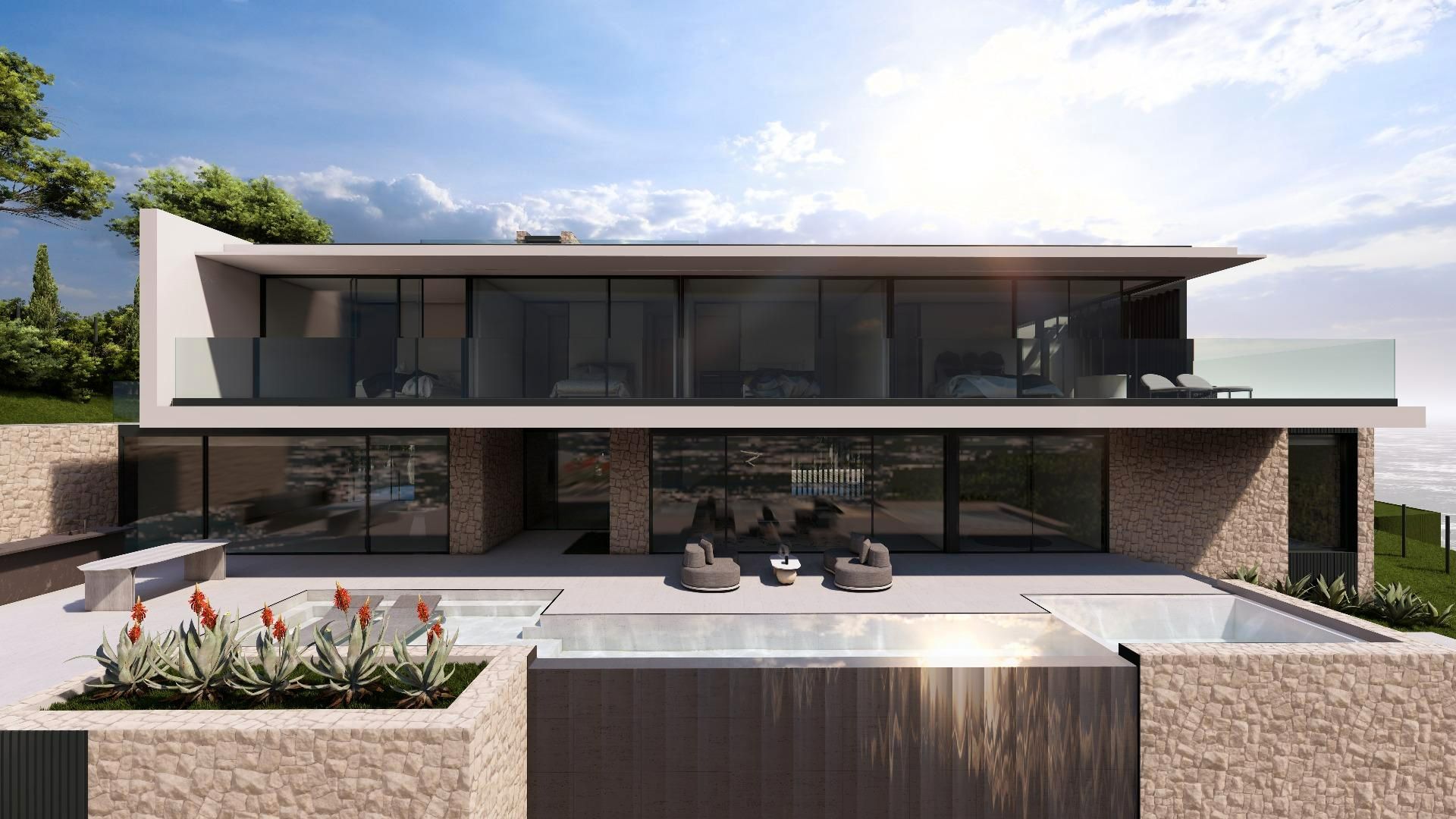 Vista exterior de Casa o xalet en venda en Sant Andreu de Llavaneres amb Aire condicionat, Calefacció i Jardí privat