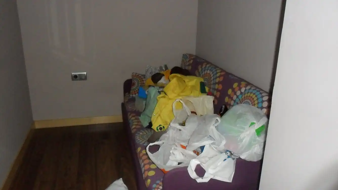 Schlafzimmer von Einfamilien-Reihenhaus zur Miete in Villarrobledo mit Klimaanlage, Heizung und Parkett