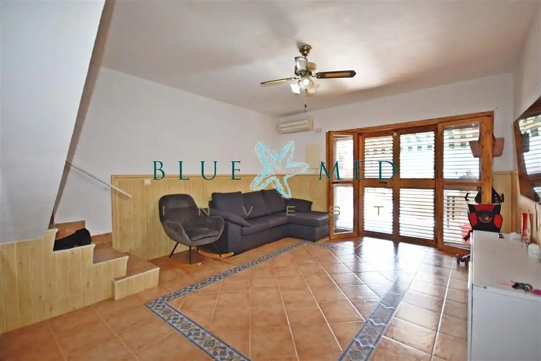 Sala de estar de Dúplex en venta en Mazarrón con Aire acondicionado, Calefacción y Terraza