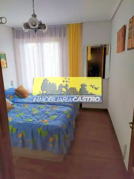 Schlafzimmer von Wohnung zur Miete in Castro-Urdiales mit Heizung, Möbliert und Balkon