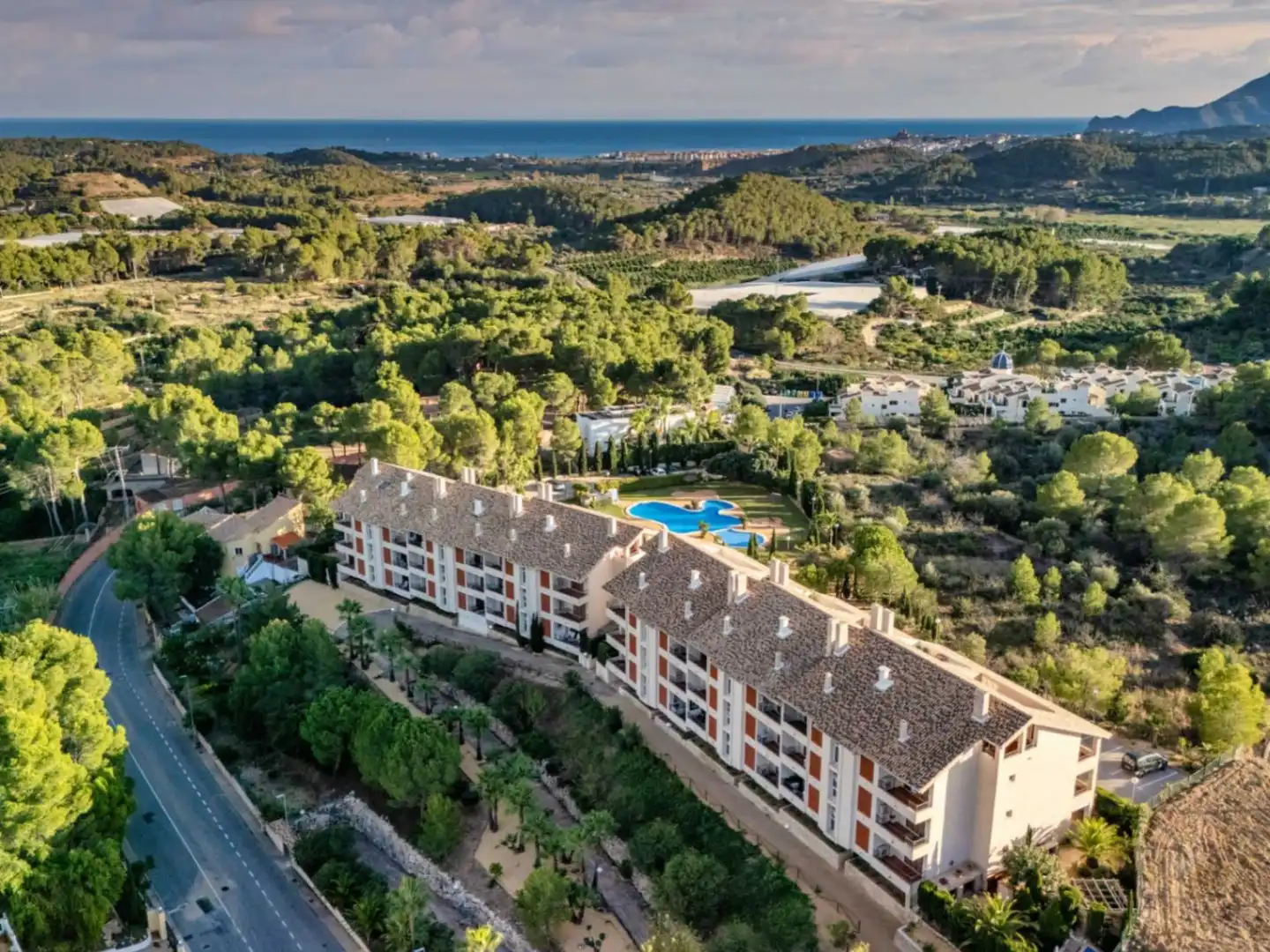 Exterior view of Flat for sale in Altea  with Swimming Pool