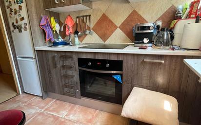 Cuina de Pis en venda en  Barcelona Capital amb Aire condicionat, Jardí privat i Parquet