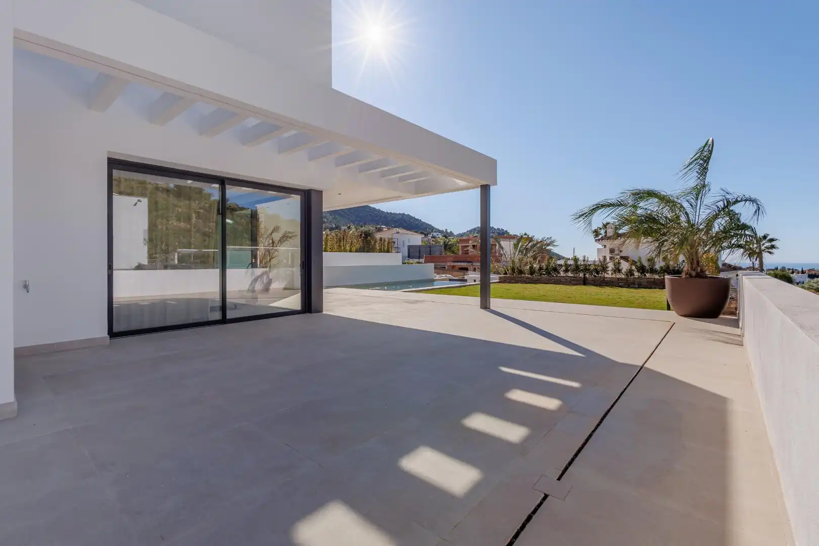 Terrassa de Casa o xalet en venda en Mijas amb Aire condicionat, Calefacció i Jardí privat