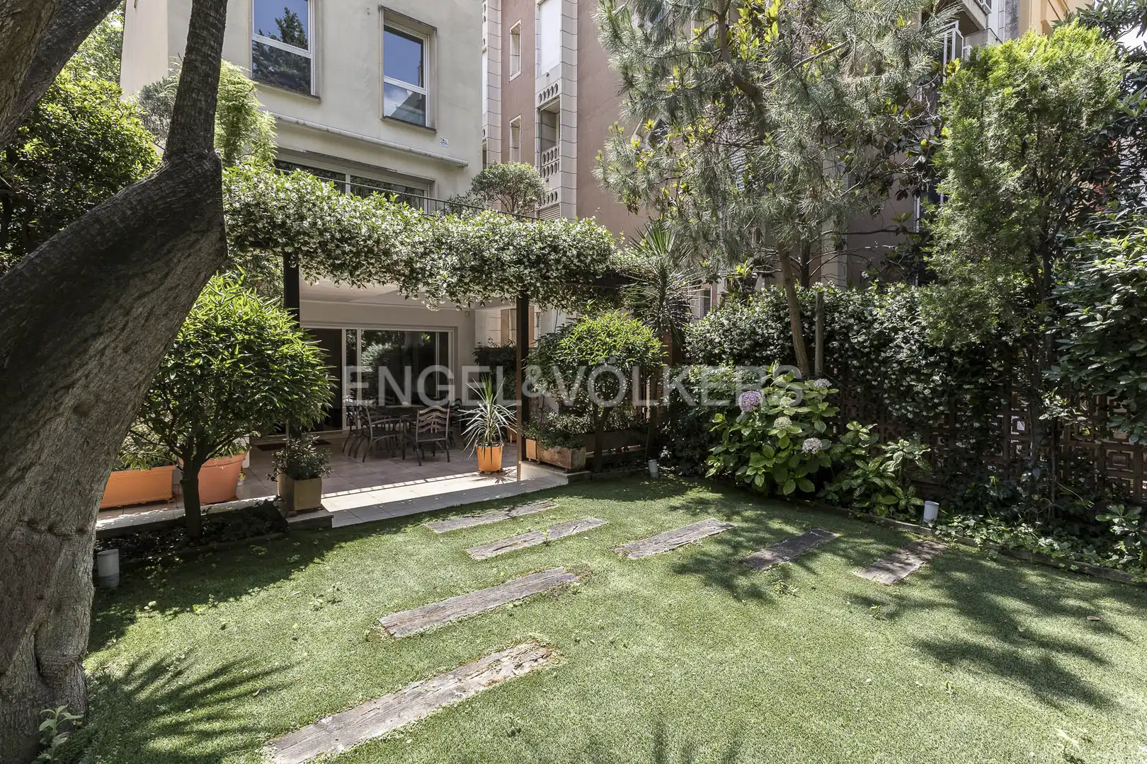 Jardí de Casa o xalet en venda en  Barcelona Capital amb Aire condicionat, Calefacció i Jardí privat