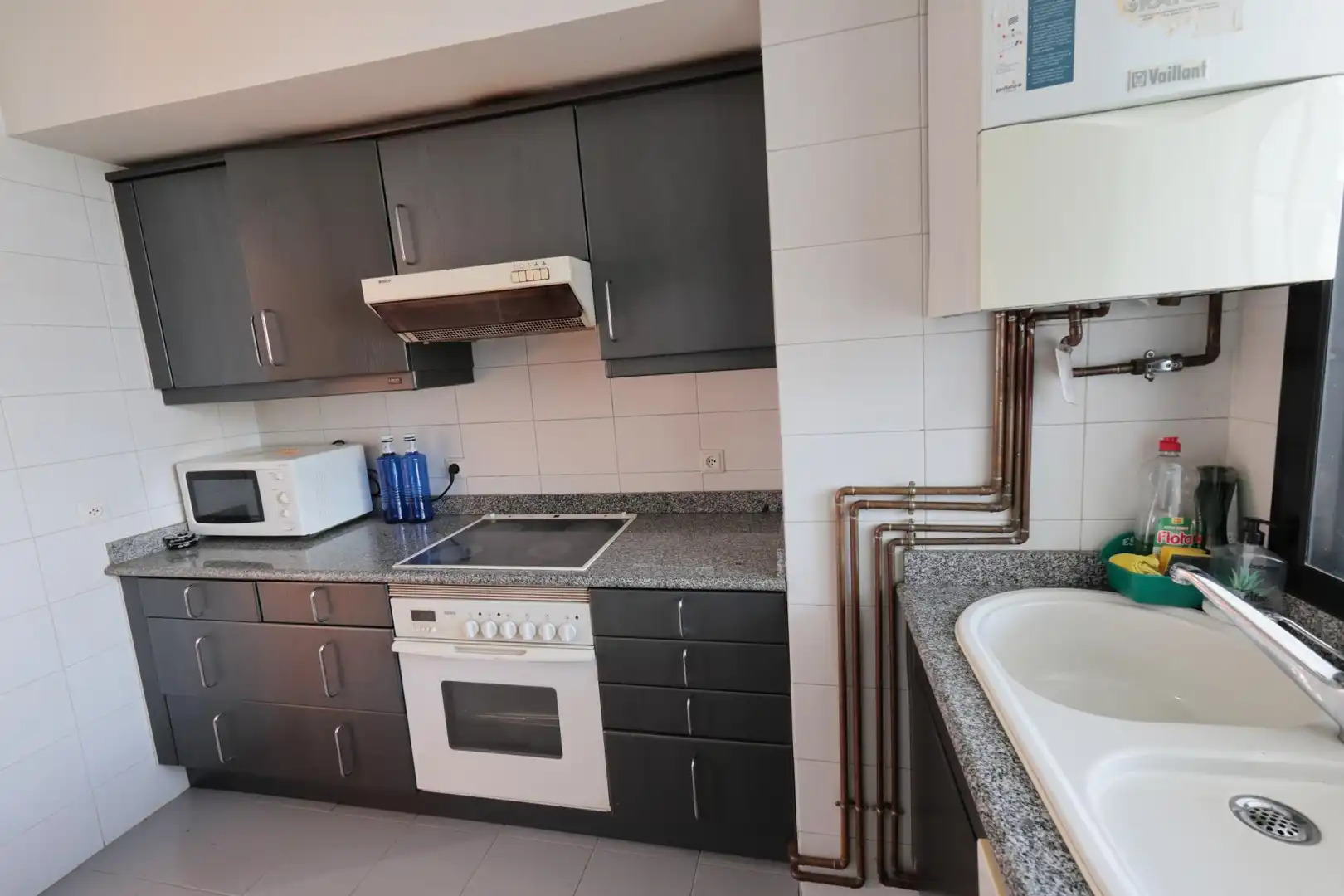 Küche von Dachboden zum Verkauf in Bembibre mit Heizung und Balkon
