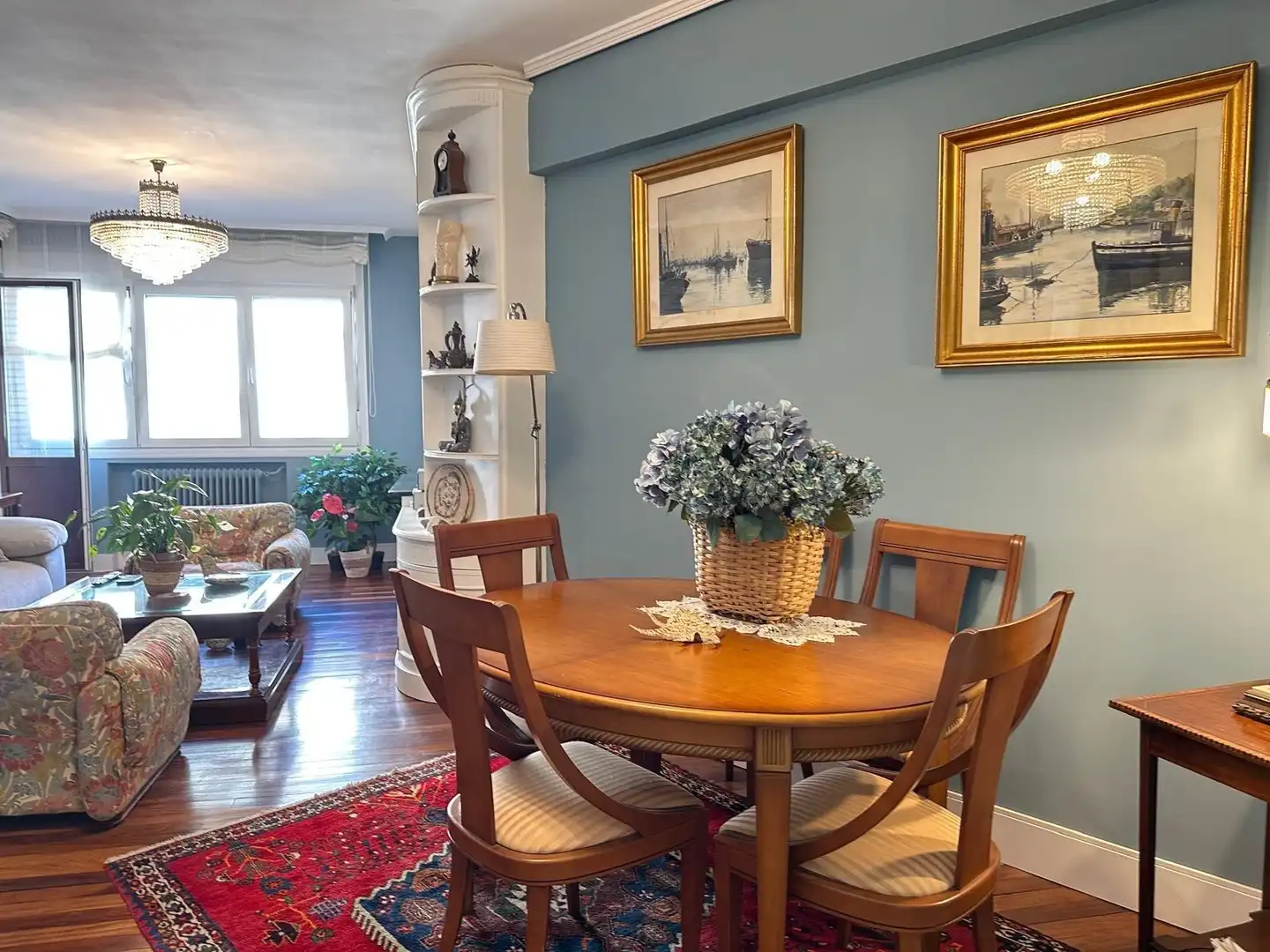 Comedor de Piso en venta en Getxo  con Calefacción, Terraza y Amueblado