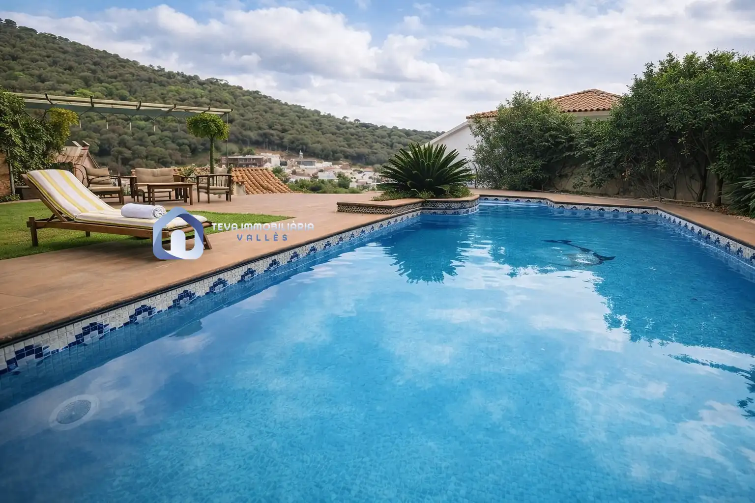 Piscina de Casa o chalet en venta en Sant Fost de Campsentelles con Calefacción, Terraza y Trastero
