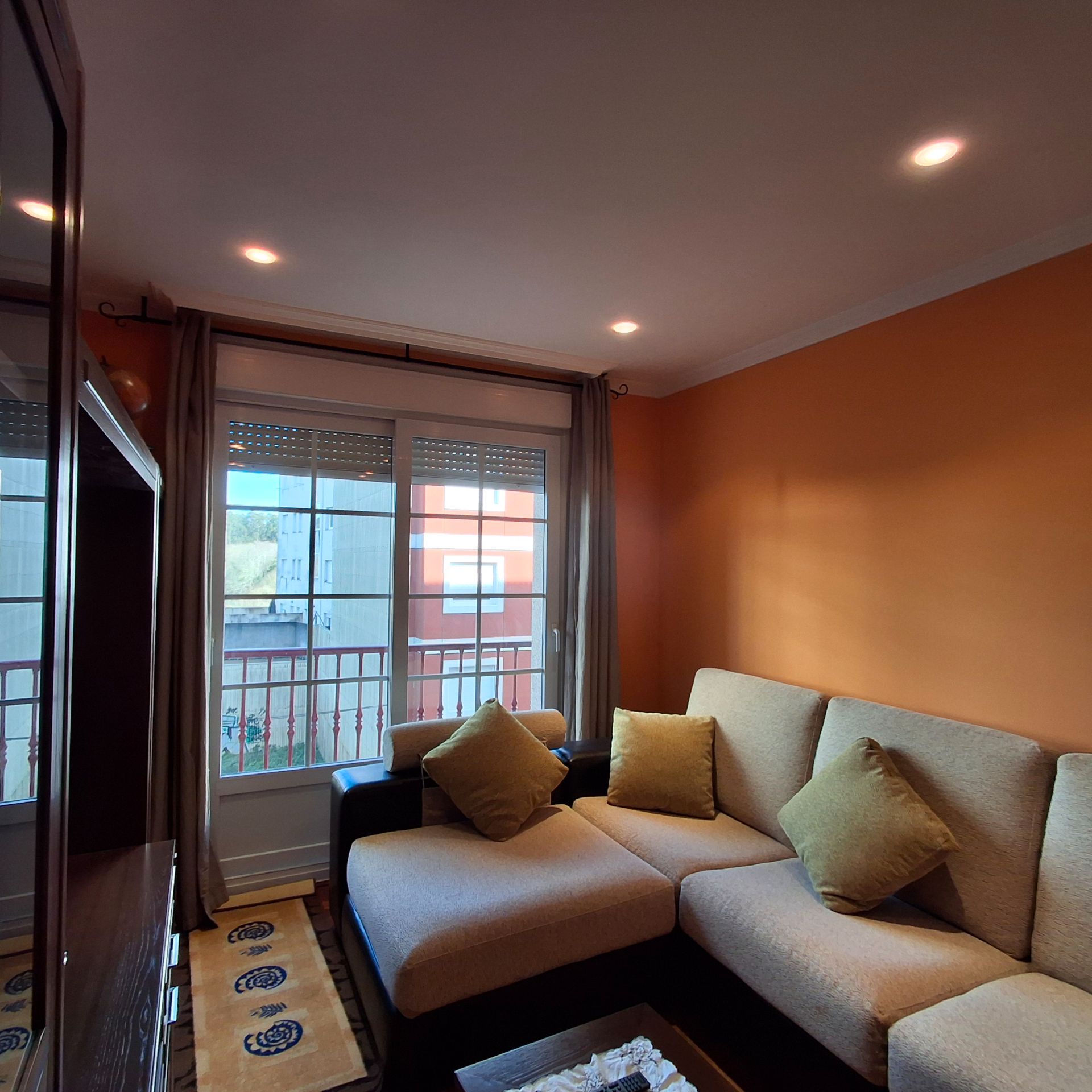 Living room of Flat for sale in Boiro  with Heating, Parquet flooring and Storage room