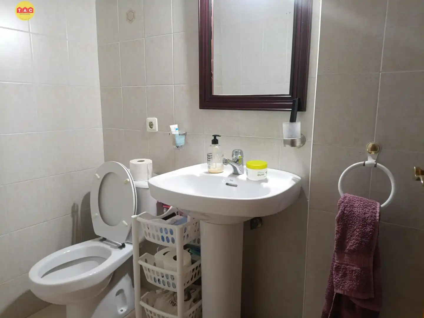 Baño de Casa adosada en venta en Lepe con Terraza, Trastero y Balcón