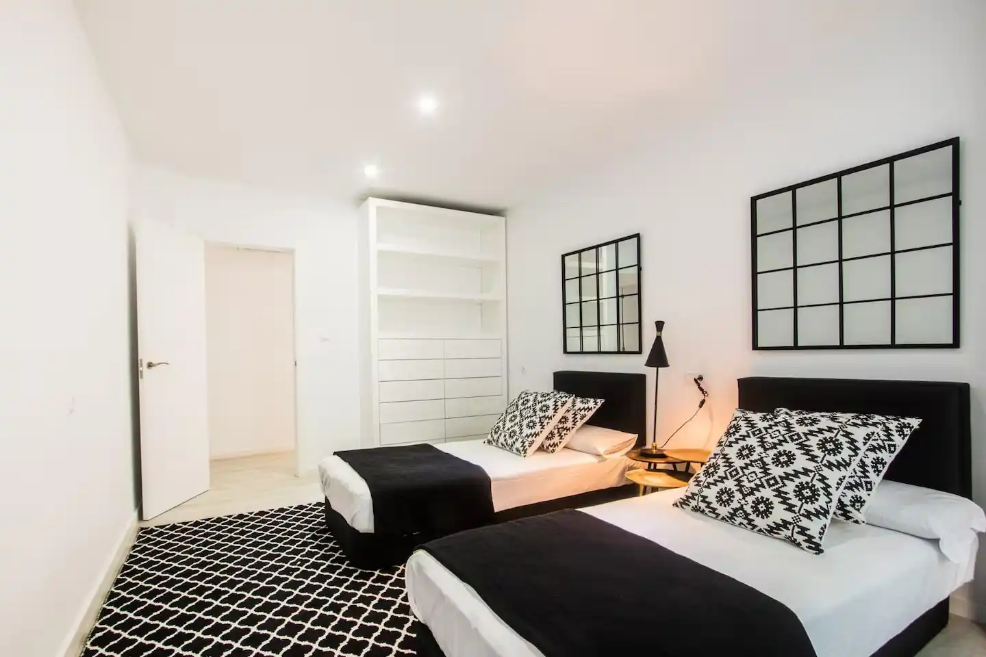 Schlafzimmer von Wohnung zur Miete in Viladecans mit Klimaanlage, Terrasse und Möbliert