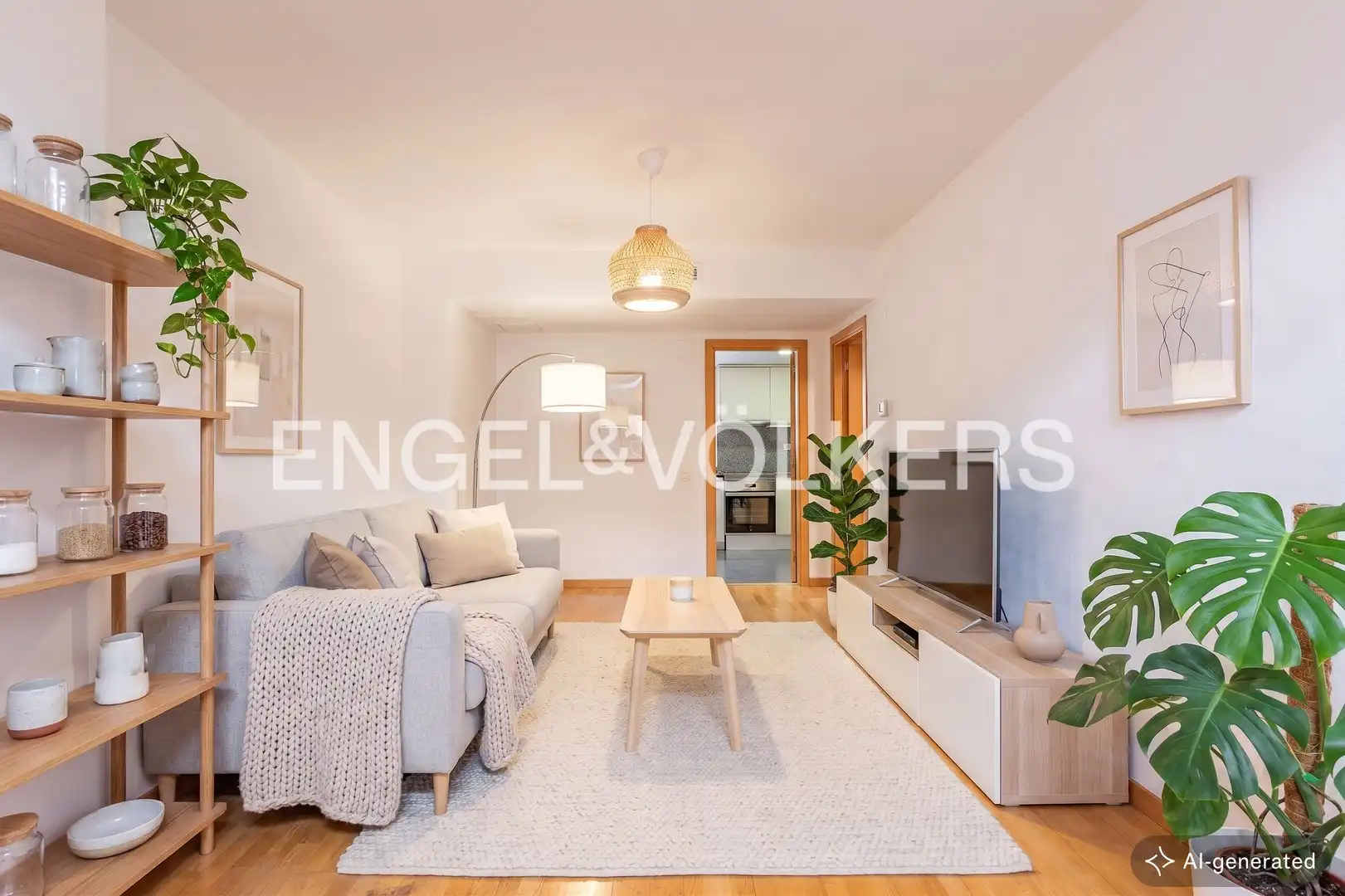 Sala de estar de Piso en venta en Barcelona con Aire acondicionado, Calefacción y Parquet