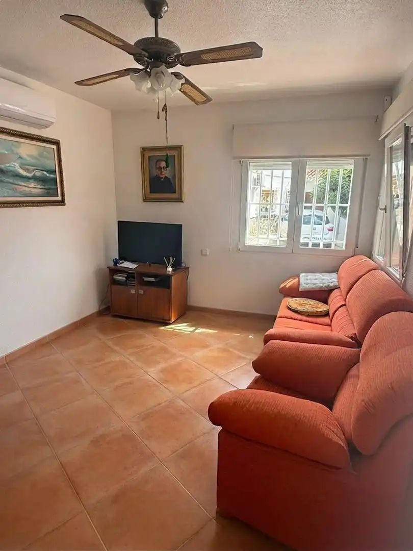 Sala d'estar de Casa o xalet en venda en San Javier amb Aire condicionat, Jardí privat i Terrassa