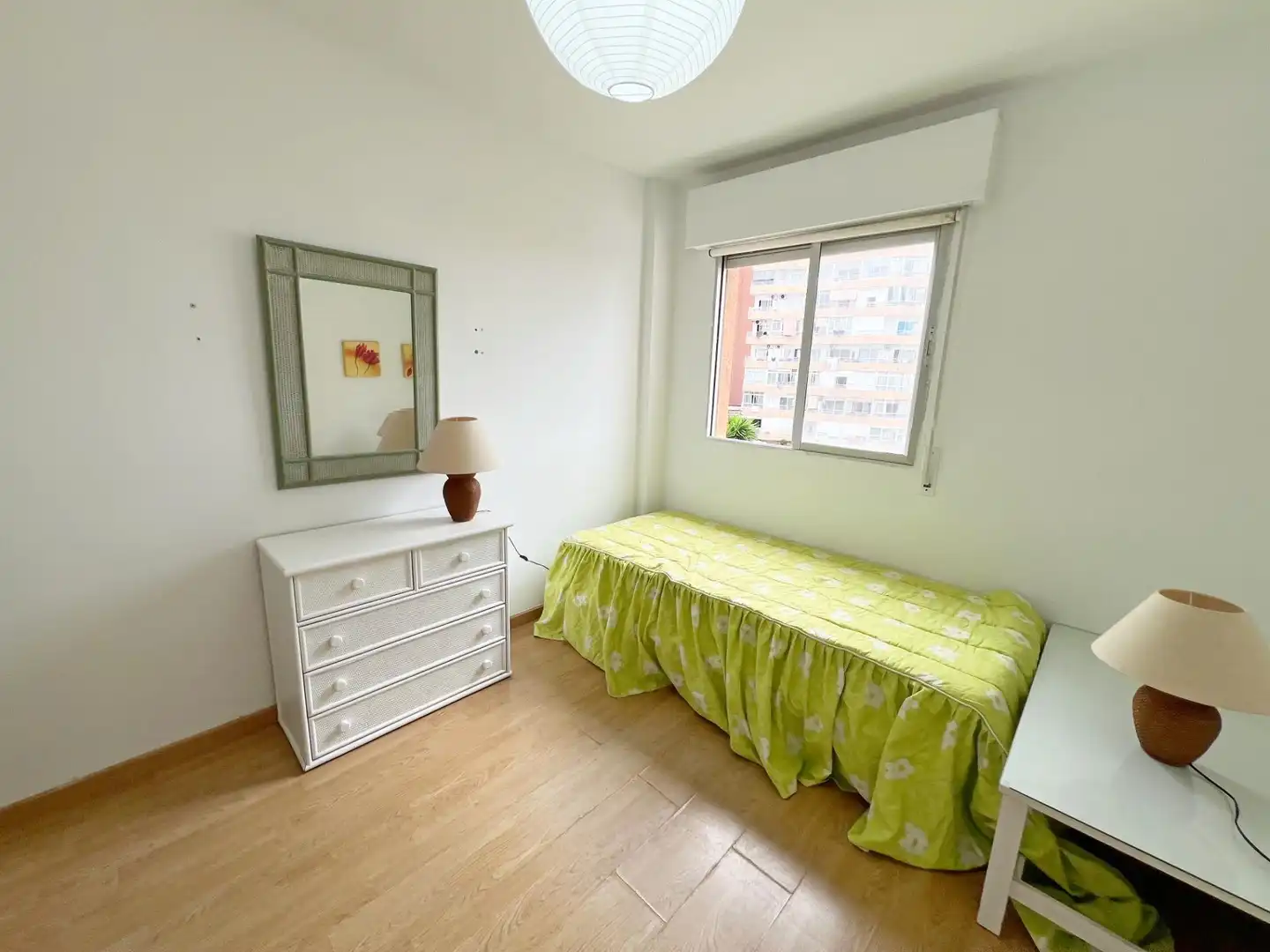 Schlafzimmer von Wohnung zum Verkauf in Torremolinos mit Klimaanlage, Privatgarten und Terrasse