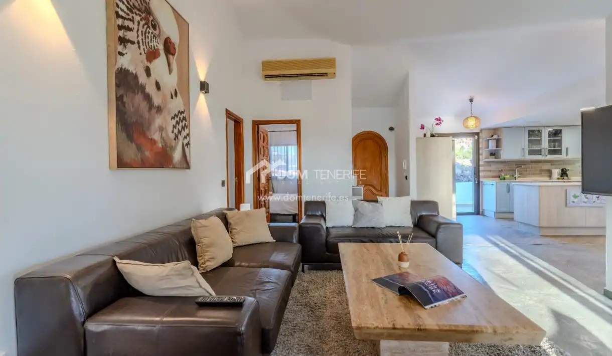 Sala de estar de Casa o chalet en venta en San Miguel de Abona con Jardín privado, Terraza y Trastero